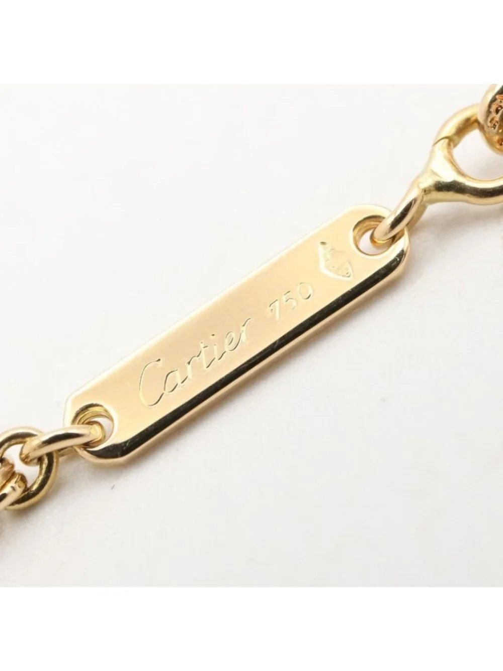 Cartier Necklace Trinity 42 43 18K White Gold